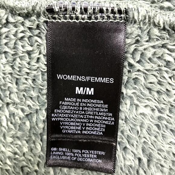 THE NORTH FACE Osito Fleece Jacket Women M Forest Green Outdoor Athletic Travel - Picture 5 of 10